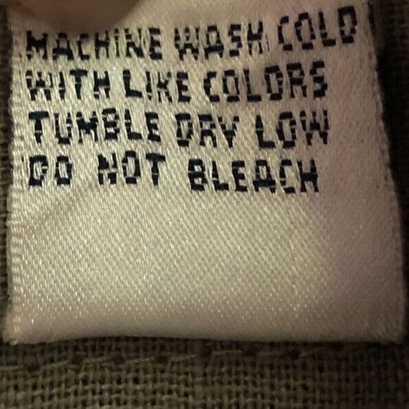 Bill Blass Linen Blend Trucker Jacket Womens Sz M VTG Taupe Lagenlook Minimalist - Picture 11 of 11